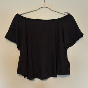 NWT Express Flowy Off the Shoulder Tee